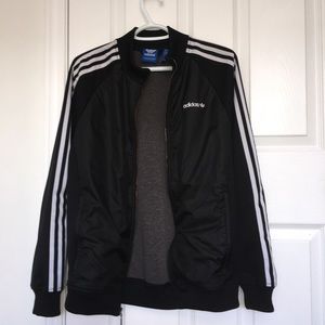 Adidas black jacket small